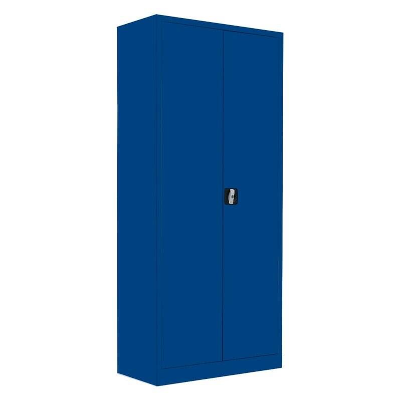 Lüllmann Flügeltürenschrank mit 4 Fachböden 1800 x 800 x 383 mm in enzianblau Produktbild Lüllmann Flügeltürenschrank mit 4 Fachböden 1800 x 800 x 383 mm in enzianblau