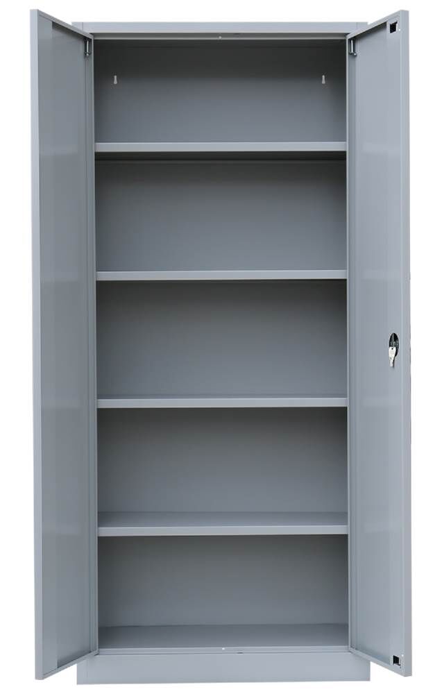 Lüllmann Flügeltürenschrank mit 4 Fachböden 1800 x 800 x 383 mm in enzianblau Produktbild Lüllmann Flügeltürenschrank mit 4 Fachböden 1800 x 800 x 383 mm in enzianblau bild 3