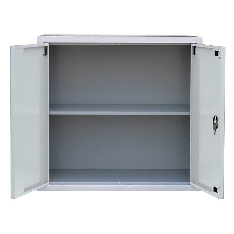 Lüllmann Flügeltürenschrank mit 1 Fachboden 750 x 800 x 383 mm in lichtgrau Lüllmann Flügeltürenschrank mit 1 Fachboden 750 x 800 x 383 mm in lichtgrau