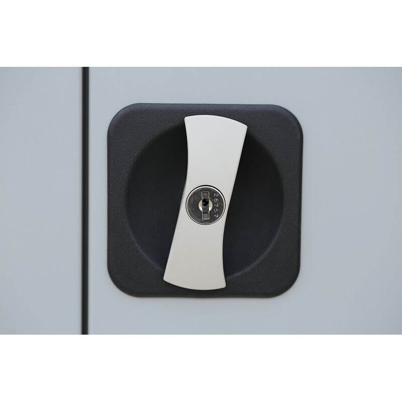 Lüllmann Flügeltürenschrank mit 1 Fachboden 750 x 800 x 383 mm in lichtgrau Lüllmann Flügeltürenschrank mit 1 Fachboden 750 x 800 x 383 mm in lichtgrau