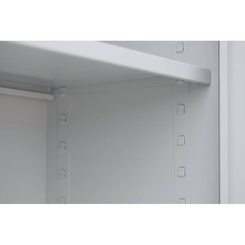 Lüllmann Flügeltürenschrank mit 1 Fachboden 750 x 800 x 383 mm in lichtgrau Lüllmann Flügeltürenschrank mit 1 Fachboden 750 x 800 x 383 mm in lichtgrau