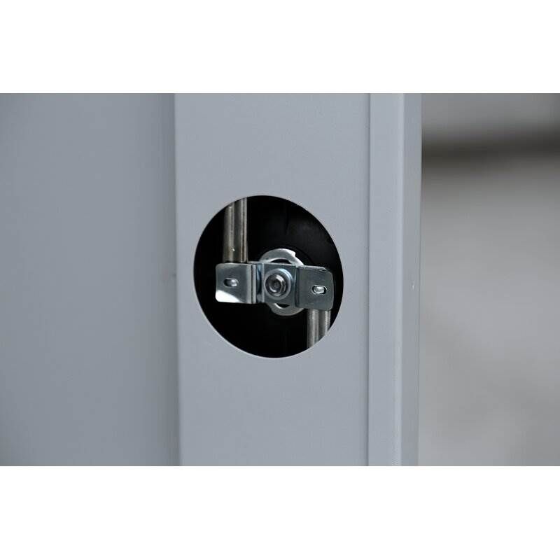 Lüllmann Flügeltürenschrank mit 1 Fachboden 750 x 800 x 383 mm in lichtgrau Lüllmann Flügeltürenschrank mit 1 Fachboden 750 x 800 x 383 mm in lichtgrau