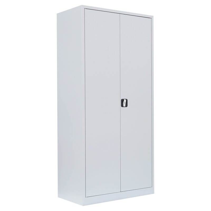Lüllmann Flügeltürenschrank mit 4 Fachböden 1950 x 925 x 422 mm in lichtgrau Produktbild Lüllmann Flügeltürenschrank mit 4 Fachböden 1950 x 925 x 422 mm in lichtgrau