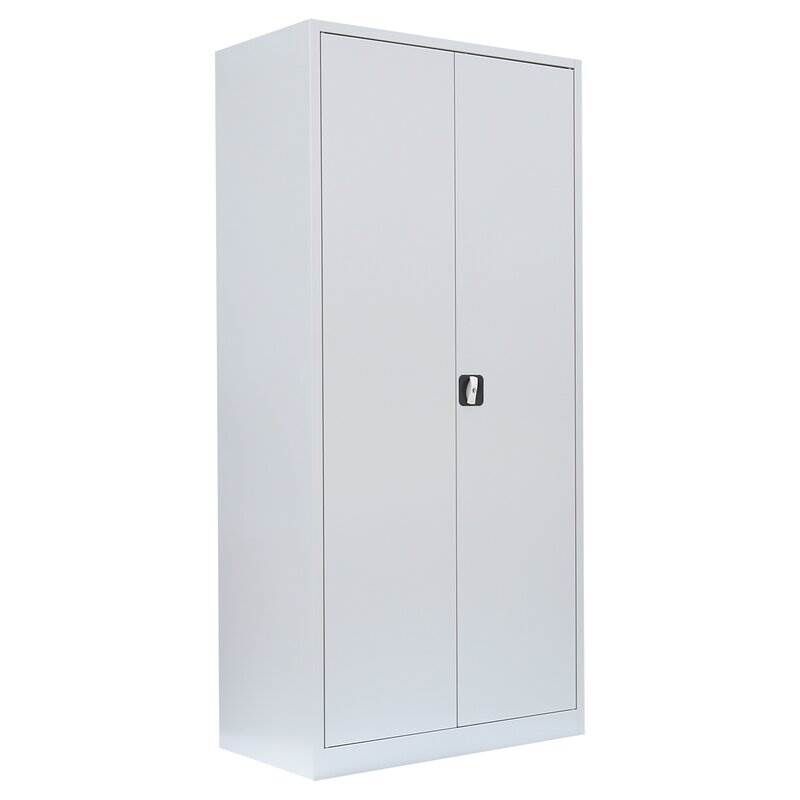 Lüllmann Flügeltürenschrank mit 4 Fachböden 1950 x 925 x 500 mm in lichtgrau Lüllmann Flügeltürenschrank mit 4 Fachböden 1950 x 925 x 500 mm in lichtgrau
