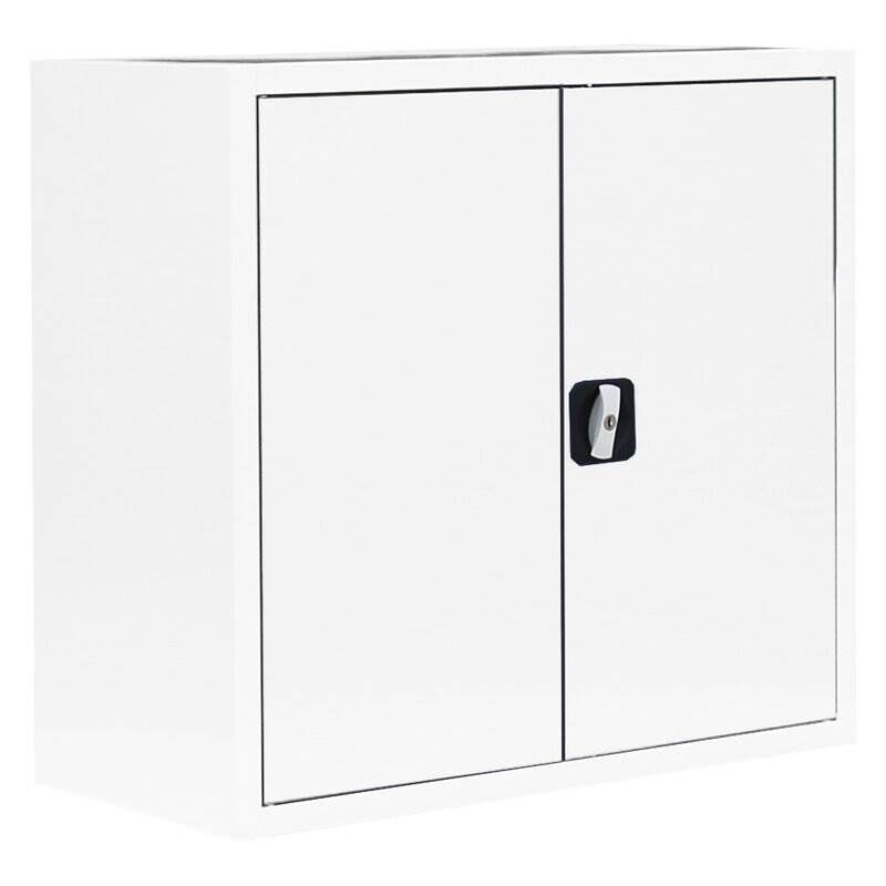 Lüllmann Flügeltürenschrank mit 1 Fachboden 750 x 800 x 383 mm in signalweiß Produktbild Lüllmann Flügeltürenschrank mit 1 Fachboden 750 x 800 x 383 mm in signalweiß