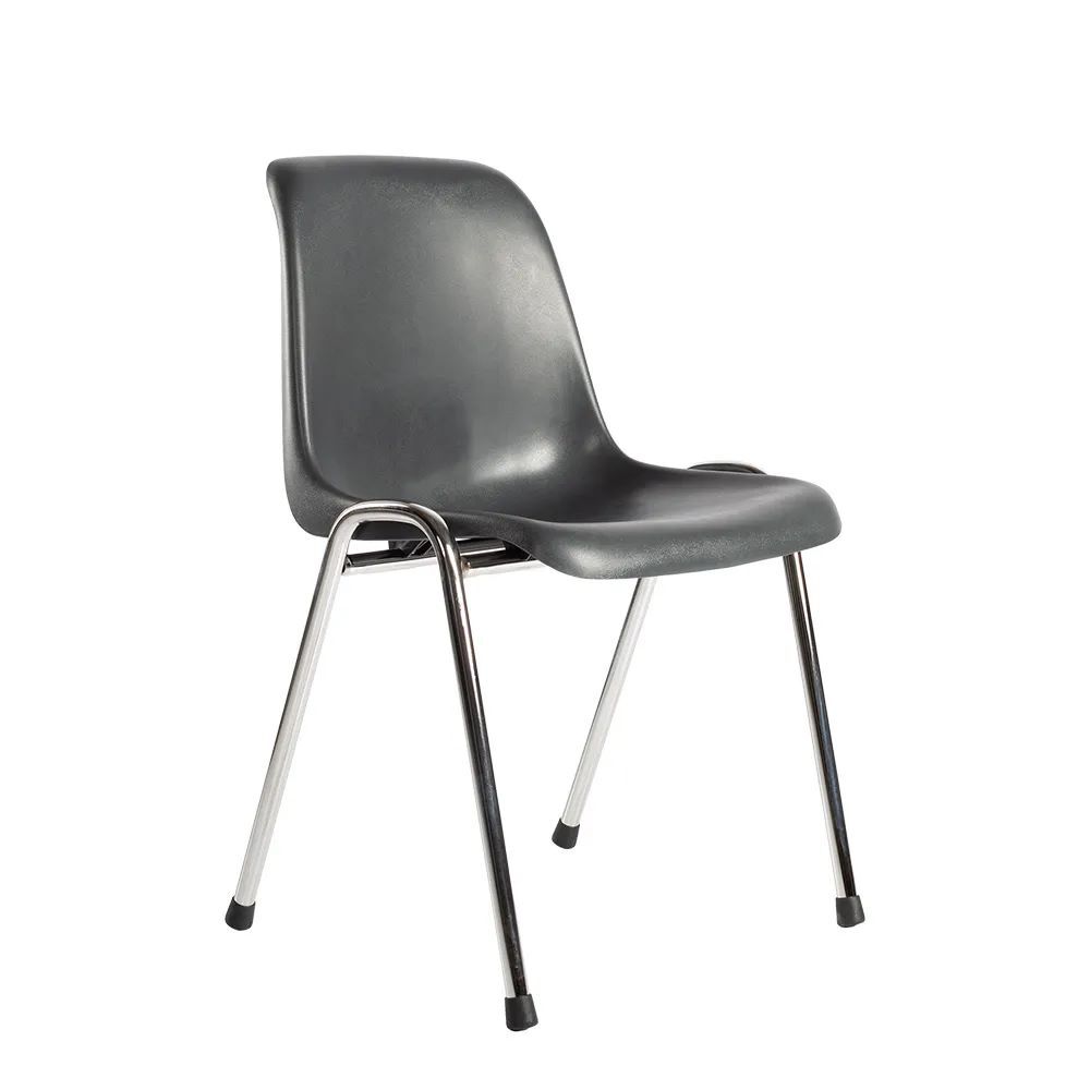 Produktbild Lüllmann Formschalenstuhl Premium 450/800 x 490 x 520 mm chrom anthrazit