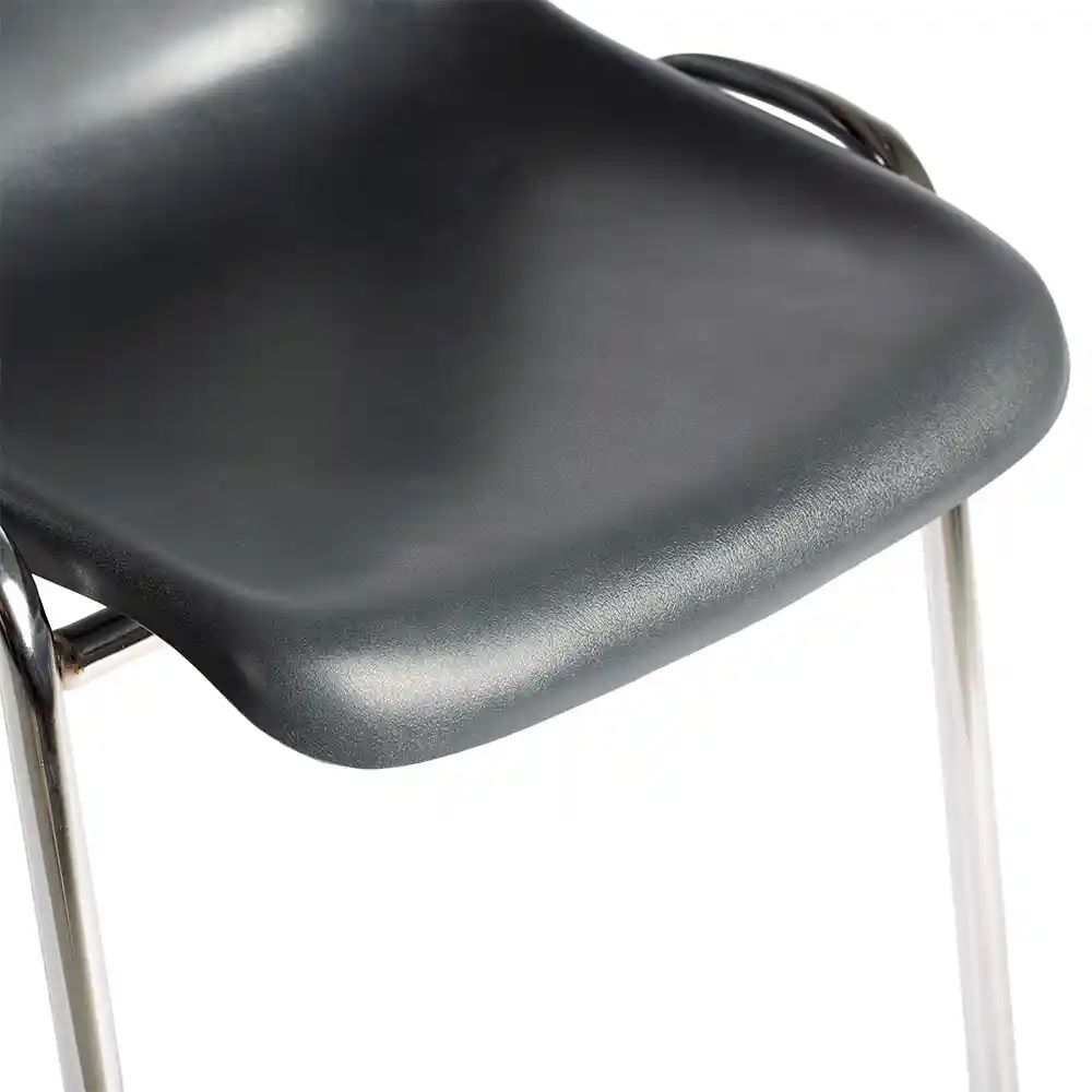 Produktbild Formschalenstuhl Premium, 450/800 x 490 x 520 mm, chrom/anthrazit bild 2