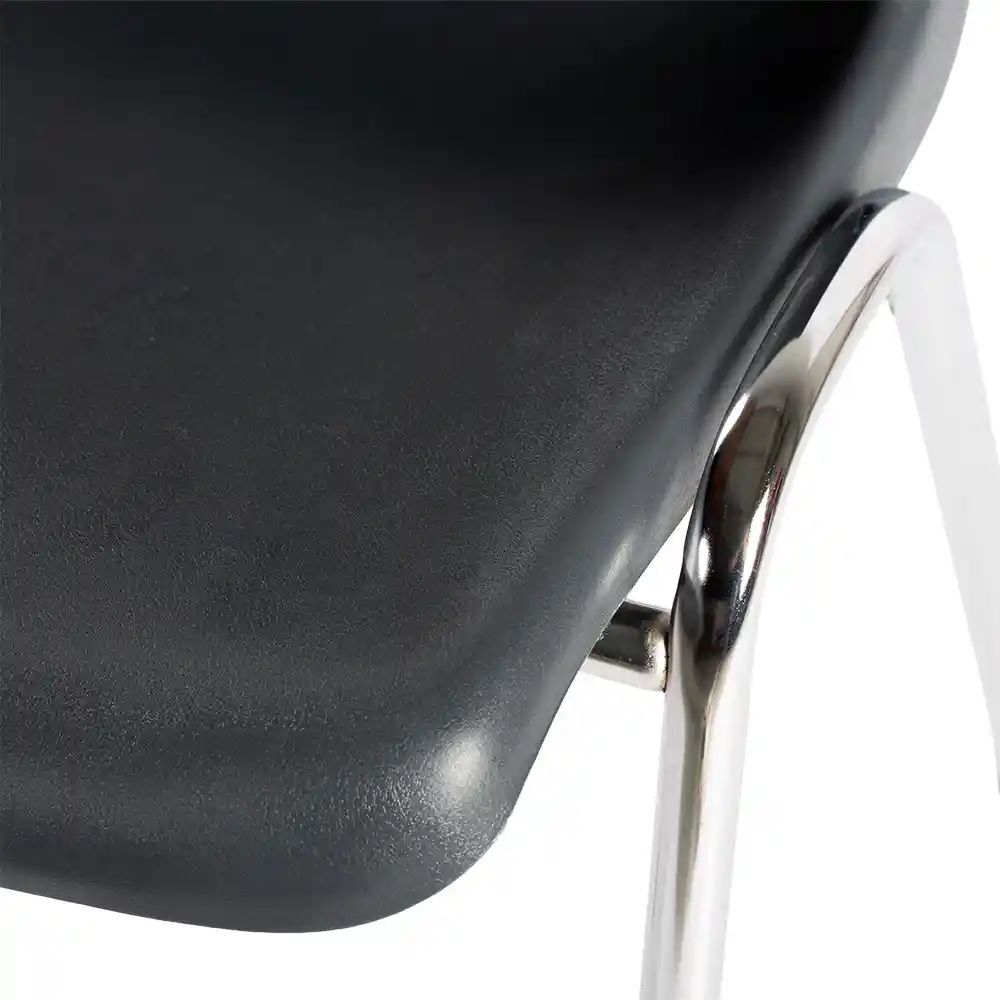 Produktbild Formschalenstuhl Premium, 450/800 x 490 x 520 mm, chrom/anthrazit bild 4