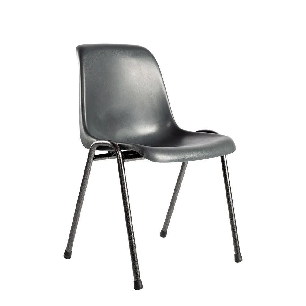 Produktbild Lüllmann Formschalenstuhl Premium 450/800 x 490 x 520 mm schwarz anthrazit