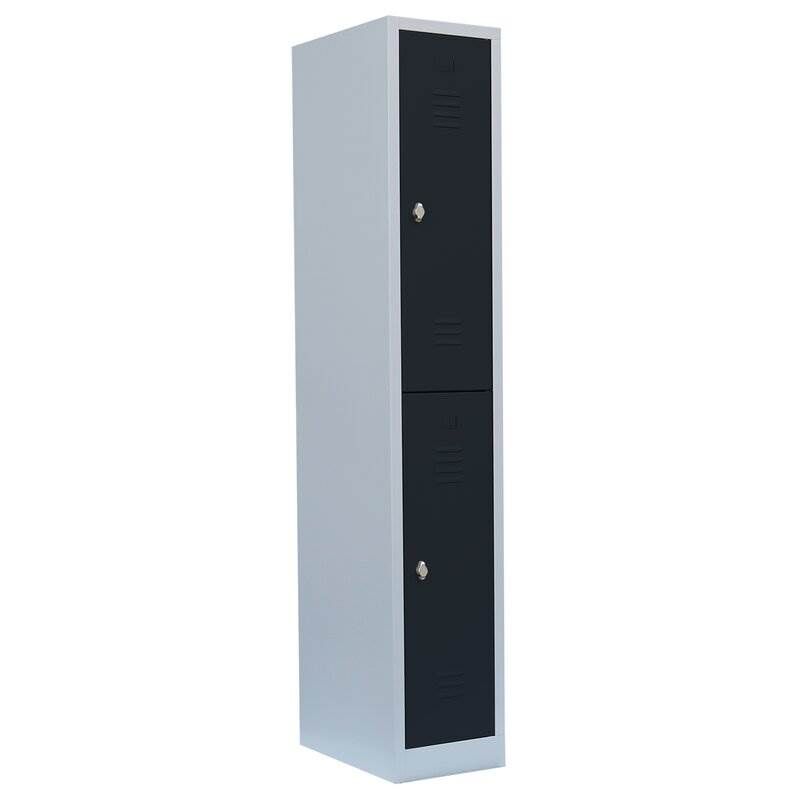 Lüllmann Garderobenschrank 1 Abteil 1800 x 315 x 500 mm doppelstöckig Produktbild Lüllmann Garderobenschrank 1 Abteil 1800 x 315 x 500 mm doppelstöckig