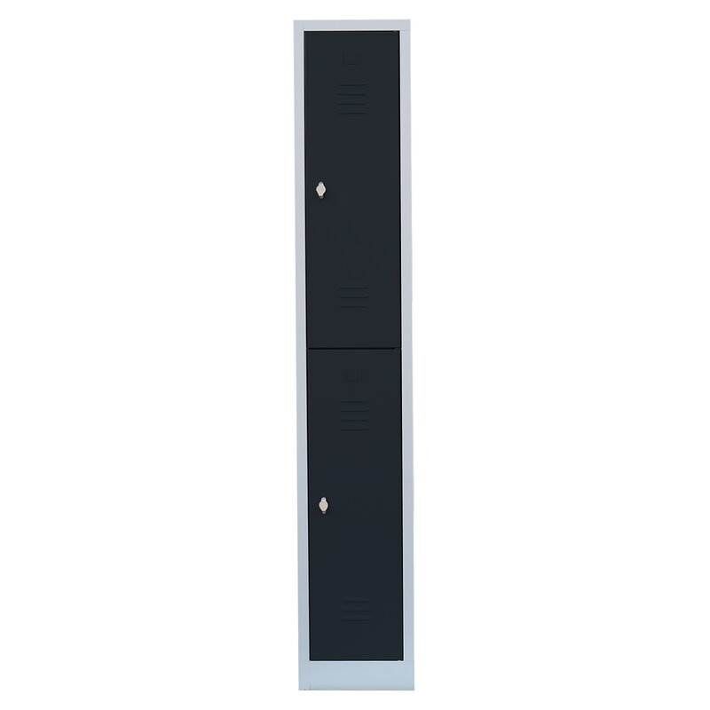 Lüllmann Garderobenschrank 1 Abteil doppelstöckig 1800 x 315 x 500 mm Produktbild Lüllmann Garderobenschrank 1 Abteil doppelstöckig 1800 x 315 x 500 mm bild 2