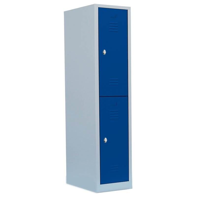 Lüllmann Garderobenschrank 1 Abteil doppelstöckig 1800 x 415 x 500 mm Produktbild Lüllmann Garderobenschrank 1 Abteil doppelstöckig 1800 x 415 x 500 mm