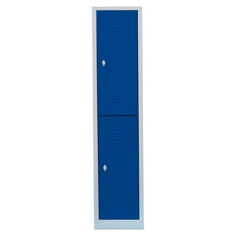 Lüllmann Garderobenschrank 1 Abteil doppelstöckig 1800 x 415 x 500 mm Produktbild Lüllmann Garderobenschrank 1 Abteil doppelstöckig 1800 x 415 x 500 mm bild 2