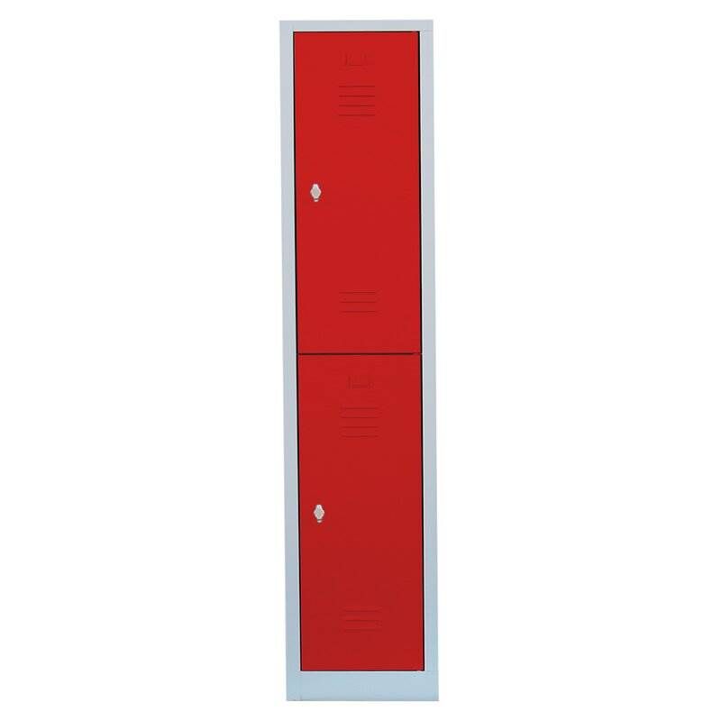 Lüllmann Garderobenschrank 1 Abteil doppelstöckig 1800 x 415 x 500 mm Produktbild Lüllmann Garderobenschrank 1 Abteil doppelstöckig 1800 x 415 x 500 mm bild 2