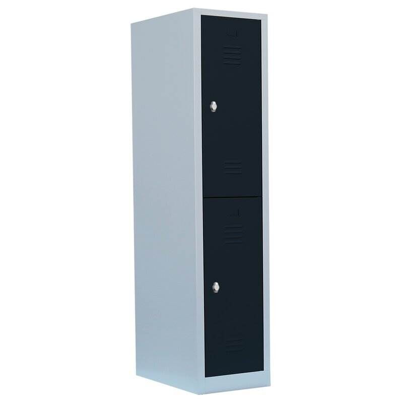 Lüllmann Garderobenschrank 1 Abteil doppelstöckig Abteilbreite 415 mm Produktbild Lüllmann Garderobenschrank 1 Abteil doppelstöckig Abteilbreite 415 mm