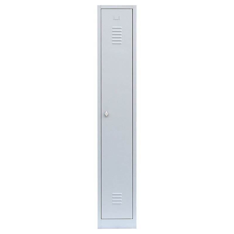 Lüllmann Garderobenschrank 1800 x 315 x 500 mm 1 Abteil RAL 7035 lichtgrau Produktbild Lüllmann Garderobenschrank 1800 x 315 x 500 mm 1 Abteil RAL 7035 lichtgrau bild 2
