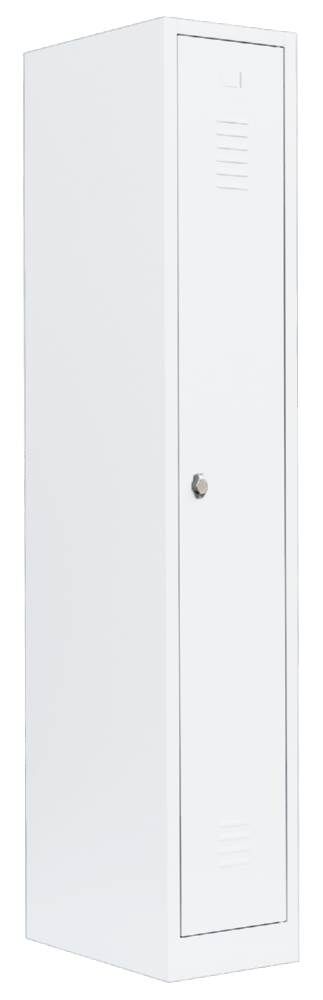 Lüllmann Garderobenschrank 1 Abteil 1800 x 315 x 500 mm signalweiß Produktbild Lüllmann Garderobenschrank 1 Abteil 1800 x 315 x 500 mm signalweiß