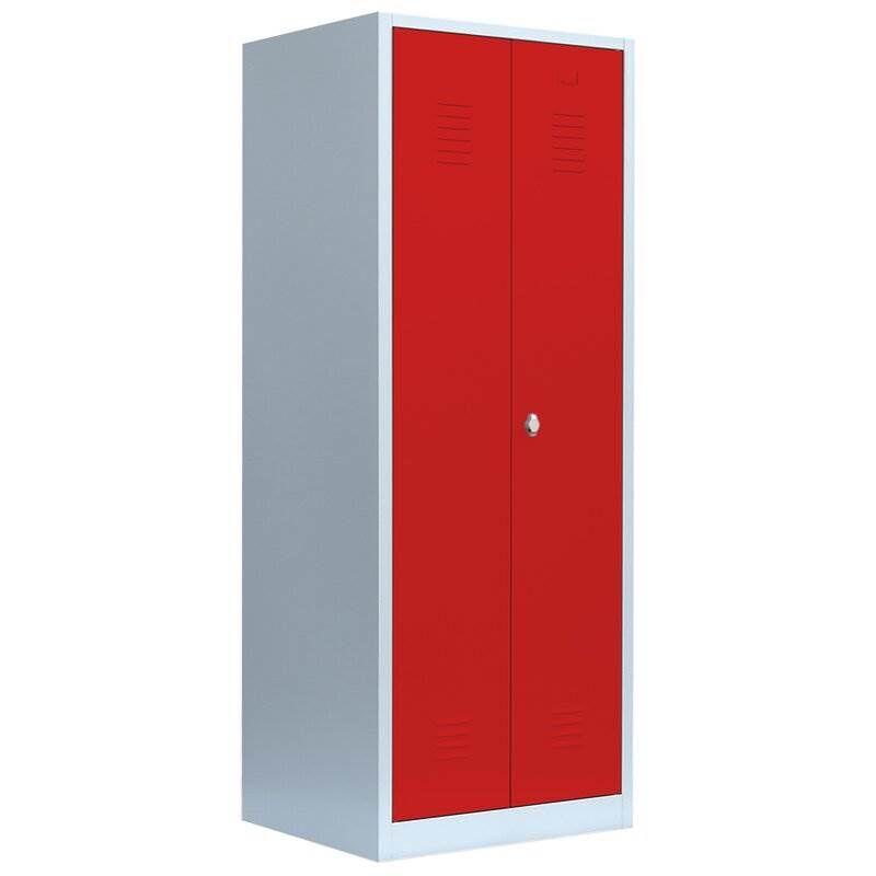 Lüllmann Garderobenschrank 2 Abteile mittig schließend 1800 x 800 x 500 mm Produktbild Lüllmann Garderobenschrank 2 Abteile mittig schließend 1800 x 800 x 500 mm