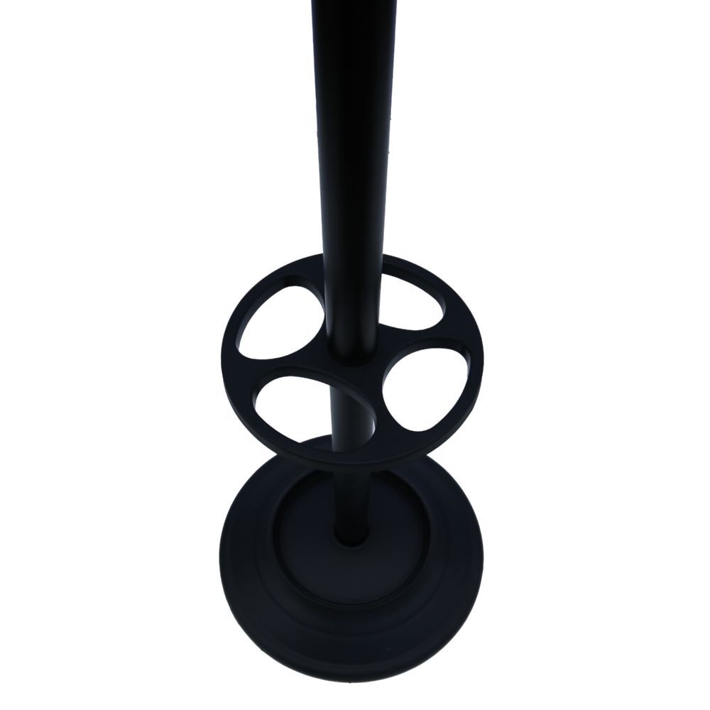 Produktbild Garderobenständer, 10 Haken, 1800 x 450 mm, schwarz bild 6