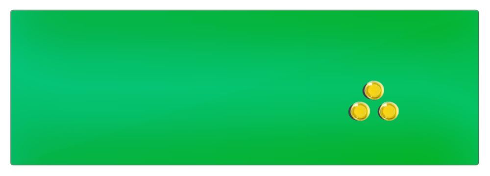 Produktbild Glas Memoboard, 200 x 600 x 40 mm, grün bild 4