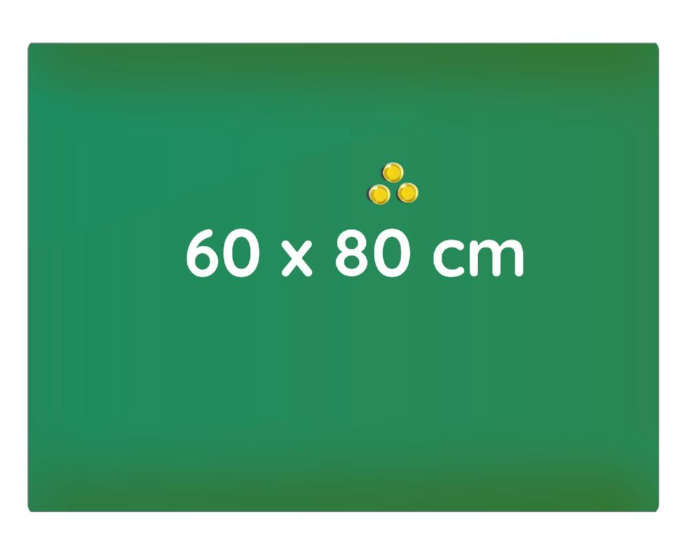 Produktbild Lüllmann Glas Memoboard 600 x 800 x 40 mm grün