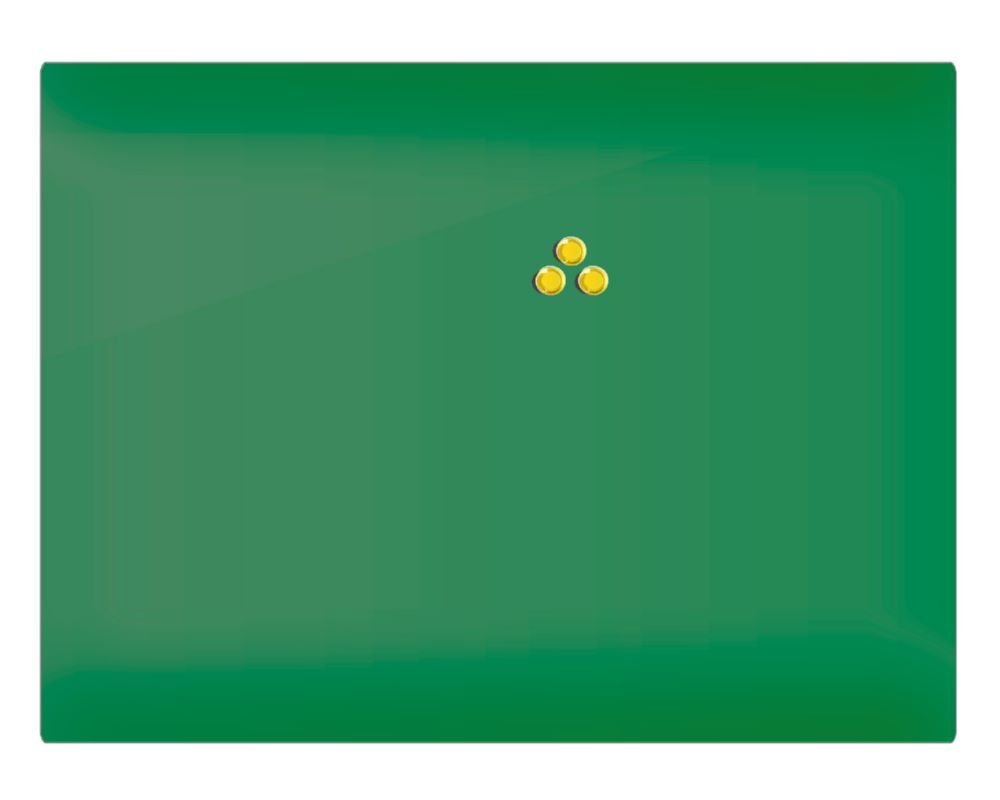 Produktbild Glas Memoboard, 600 x 800 x 40 mm, grün bild 5