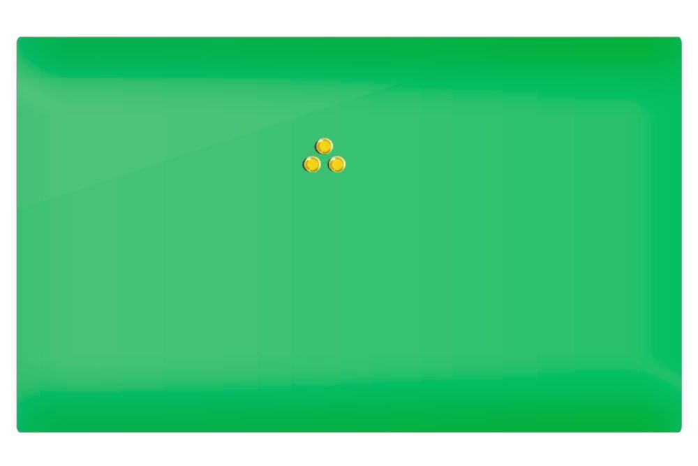 Produktbild Glas Memoboard, 1000 x 600 x 40 mm, grün bild 4