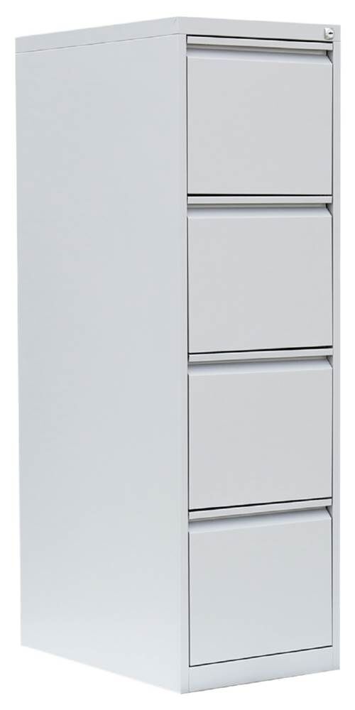 Lüllmann Hängeregistraturschrank 4 Schubladen einbahnig 1320 x 400 x 620 mm lichtgrau Produktbild Lüllmann Hängeregistraturschrank 4 Schubladen einbahnig 1320 x 400 x 620 mm lichtgrau