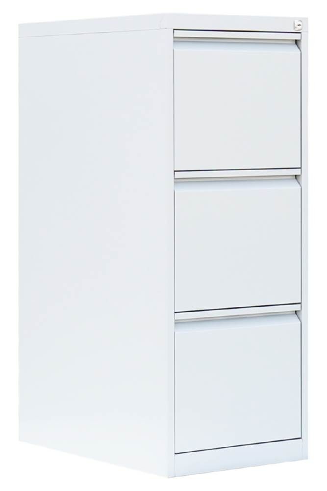 Lüllmann Hängeregistraturschrank 3 Schubladen einbahnig 1010 x 400 x 620 mm signalweiß Produktbild Lüllmann Hängeregistraturschrank 3 Schubladen einbahnig 1010 x 400 x 620 mm signalweiß