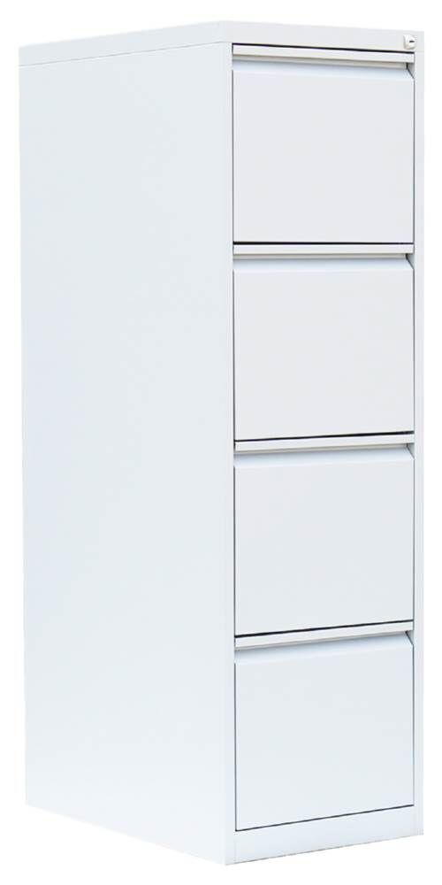 Lüllmann Hängeregistraturschrank 4 Schubladen einbahnig 1320 x 400 x 620 mm signalweiß Produktbild Lüllmann Hängeregistraturschrank 4 Schubladen einbahnig 1320 x 400 x 620 mm signalweiß