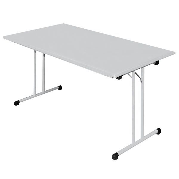 Produktbild Lüllmann Klapptisch T-Fuß 750 x 1200 x 600 mm lichtgrau