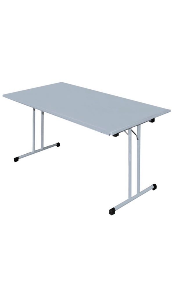Produktbild Klapptisch,T-Fuß, 750 x 1200 x 800 mm, lichtgrau bild 2