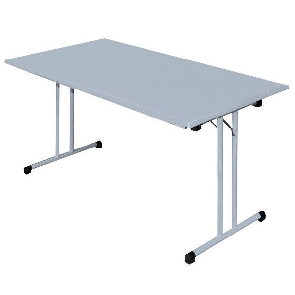 Produktbild Klapptisch,T-Fuß, 750 x 1600 x 800 mm, lichtgrau bild 4