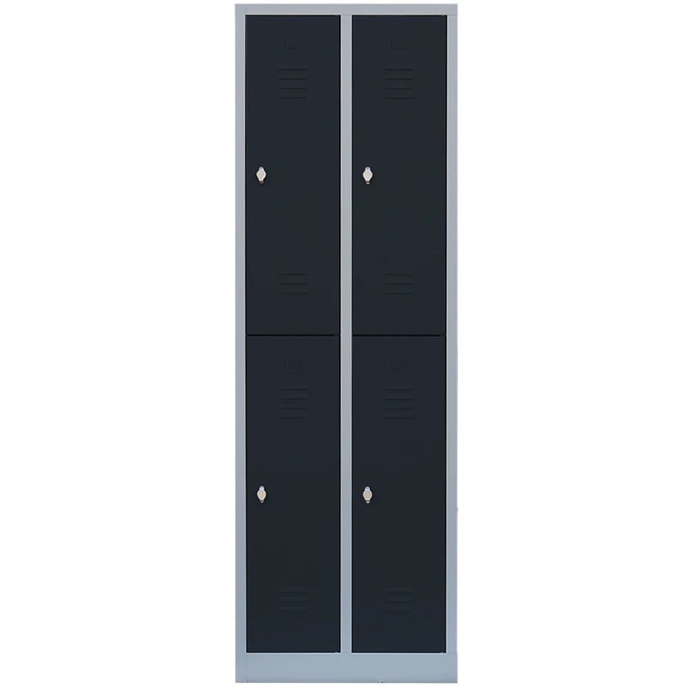 Produktbild Lüllmann® XL Garderobenschrank, 2 Abteile doppelstöckig, H 1950 x B 600 x T 500  bild 2