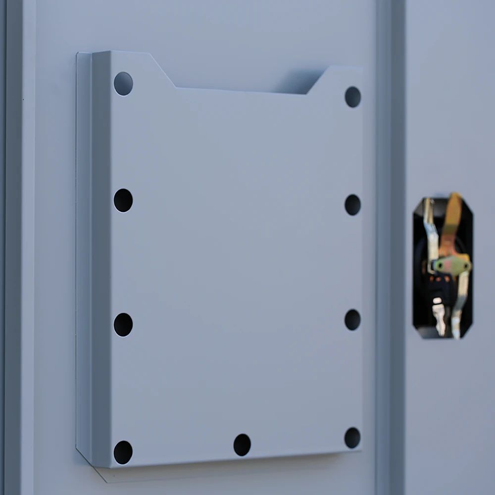 Produktbild Lüllmann® Umweltschrank, 2 Türen, 4 Wannenböden, 1950 x 916 x 422 mm, rapsgelb bild 5