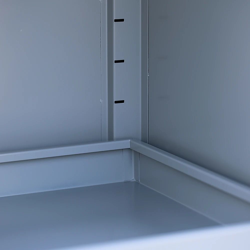 Produktbild Lüllmann® Umweltschrank, 2 Türen, 4 Wannenböden, 1950 x 916 x 422 mm, rapsgelb bild 6