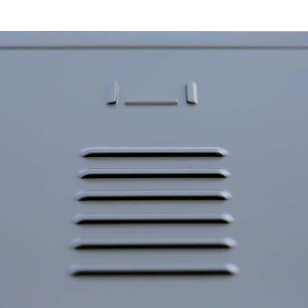 Produktbild Lüllmann® Z-Garderobenschrank, 6 Abteile, 1800 x 1185 x 500 mm, signalweiß bild 4