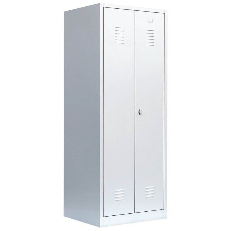 Lüllmann Mehrzweckspind 2 Abteile 1800 x 800 x 500 mm RAL 7035 lichtgrau Lüllmann Mehrzweckspind 2 Abteile 1800 x 800 x 500 mm RAL 7035 lichtgrau