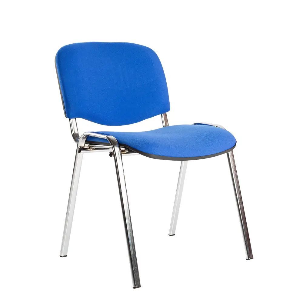 Produktbild Lüllmann Polsterstuhl 470/820 x 545 x 425 mm chrom blau