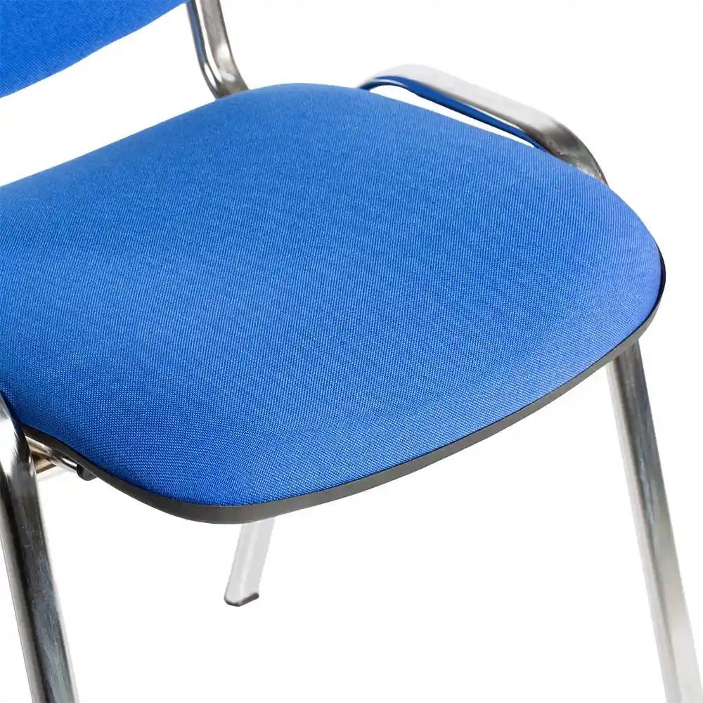 Produktbild Polsterstuhl, 470/820 x 545 x 425 mm, chrom/blau bild 2
