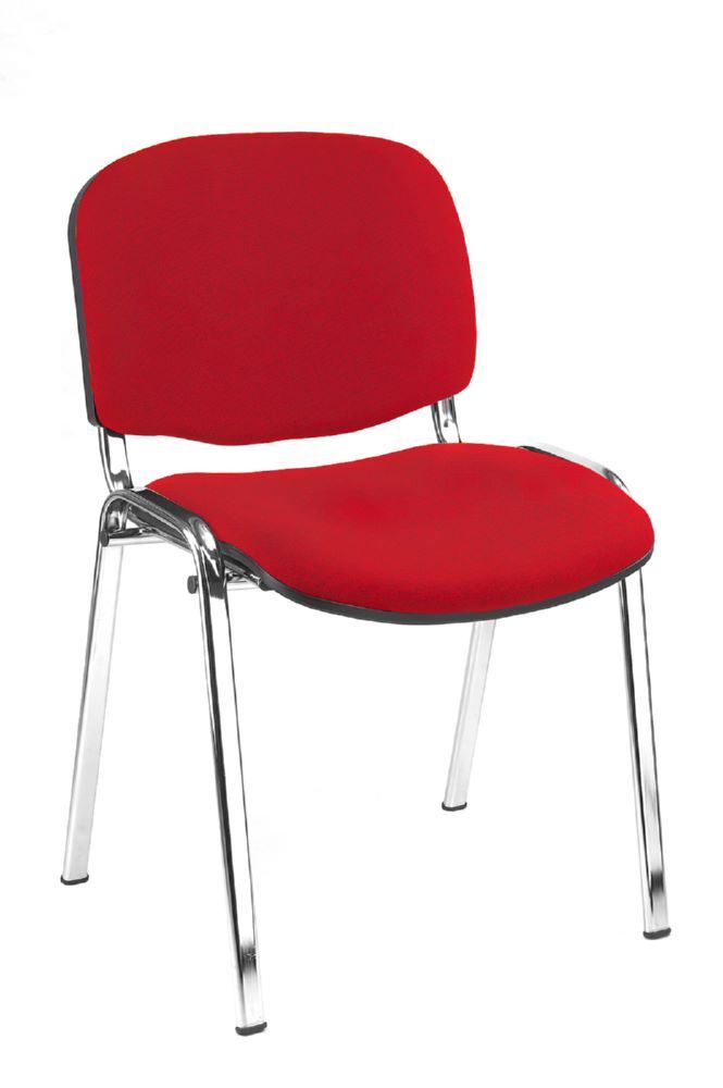 Produktbild Lüllmann Polsterstuhl 470/820 x 545 x 425 mm chrom rot