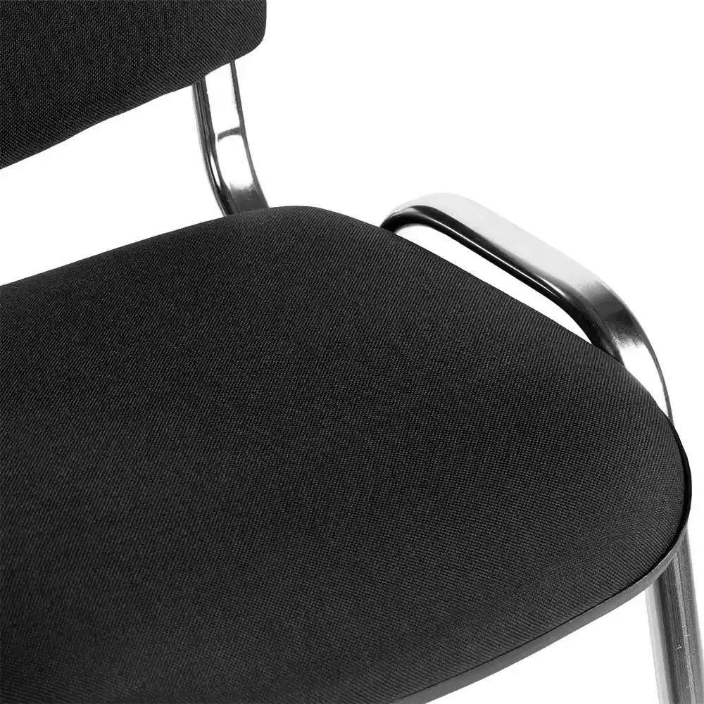 Produktbild Polsterstuhl, 470/820 x 545 x 425 mm, chrom/schwarz bild 2