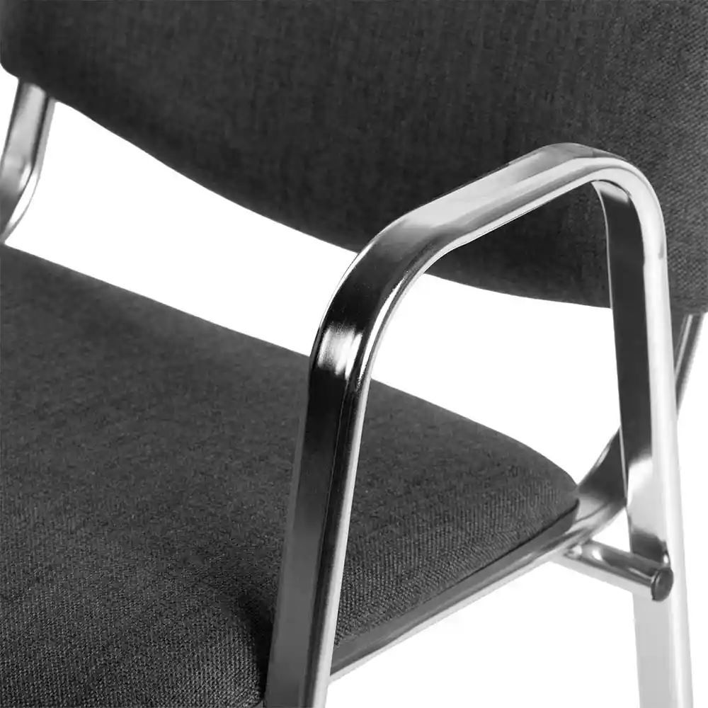 Produktbild Polsterstuhl mit Armlehnen, 470/820 x 545 x 425 mm, chrom/anthrazit bild 5