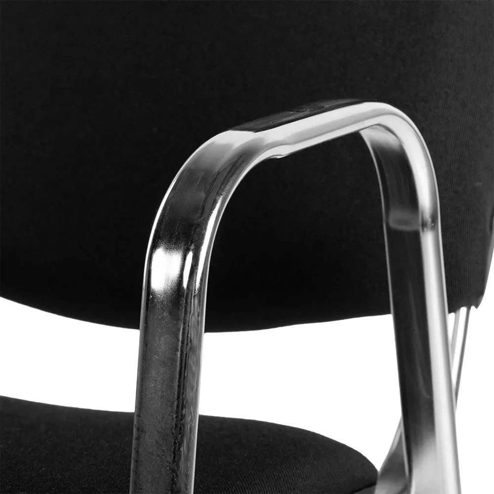 Produktbild Polsterstuhl mit Armlehnen, 470/820 x 545 x 425 mm, chrom/schwarz bild 5