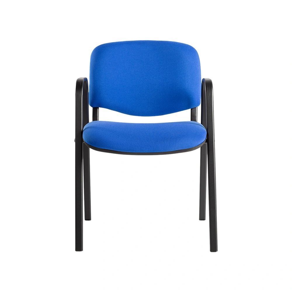 Produktbild Polsterstuhl mit Armlehnen, 470/820 x 545 x 425 mm, tiefschwarz/blau bild 4