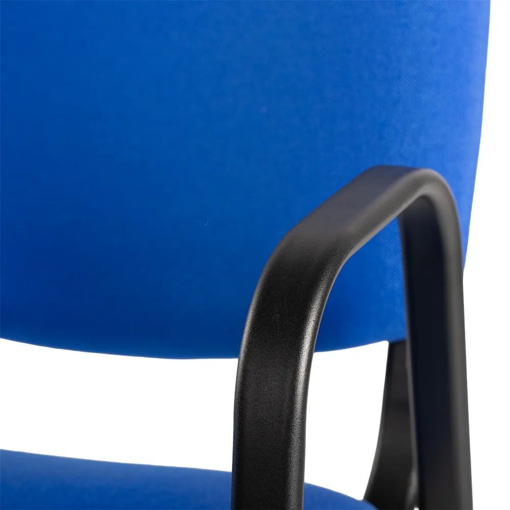 Produktbild Polsterstuhl mit Armlehnen, 470/820 x 545 x 425 mm, tiefschwarz/blau bild 5