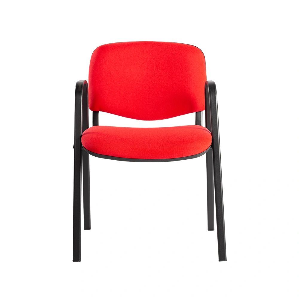 Produktbild Polsterstuhl mit Armlehnen, 470/820 x 545 x 425 mm, tiefschwarz/rot bild 4