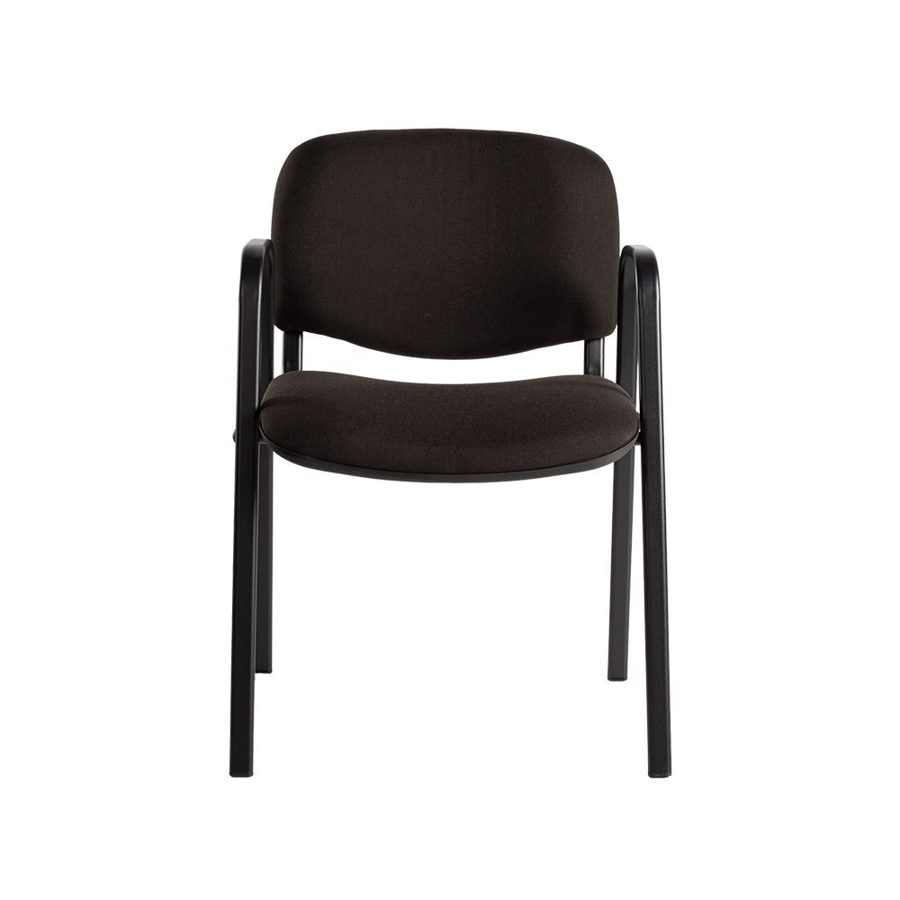 Produktbild Polsterstuhl mit Armlehnen, 470/820 x 545 x 425 mm, tiefschwarz/schwarz bild 4