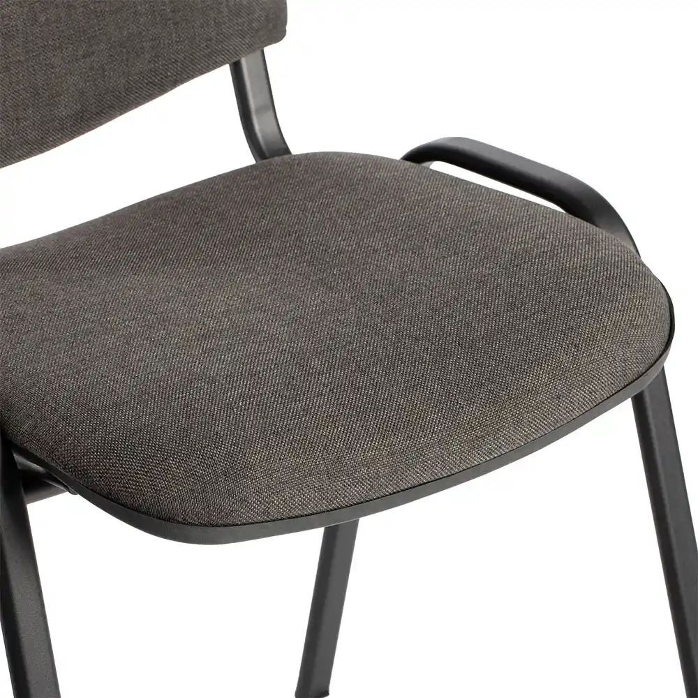 Produktbild Polsterstuhl, 470/820 x 545 x 425 mm, tiefschwarz/anthrazit bild 2