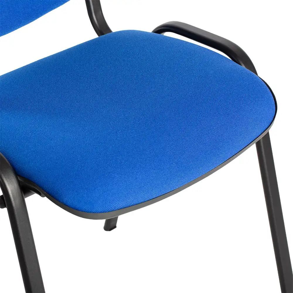 Produktbild Polsterstuhl, 470/820 x 545 x 425 mm, tiefschwarz/blau bild 2